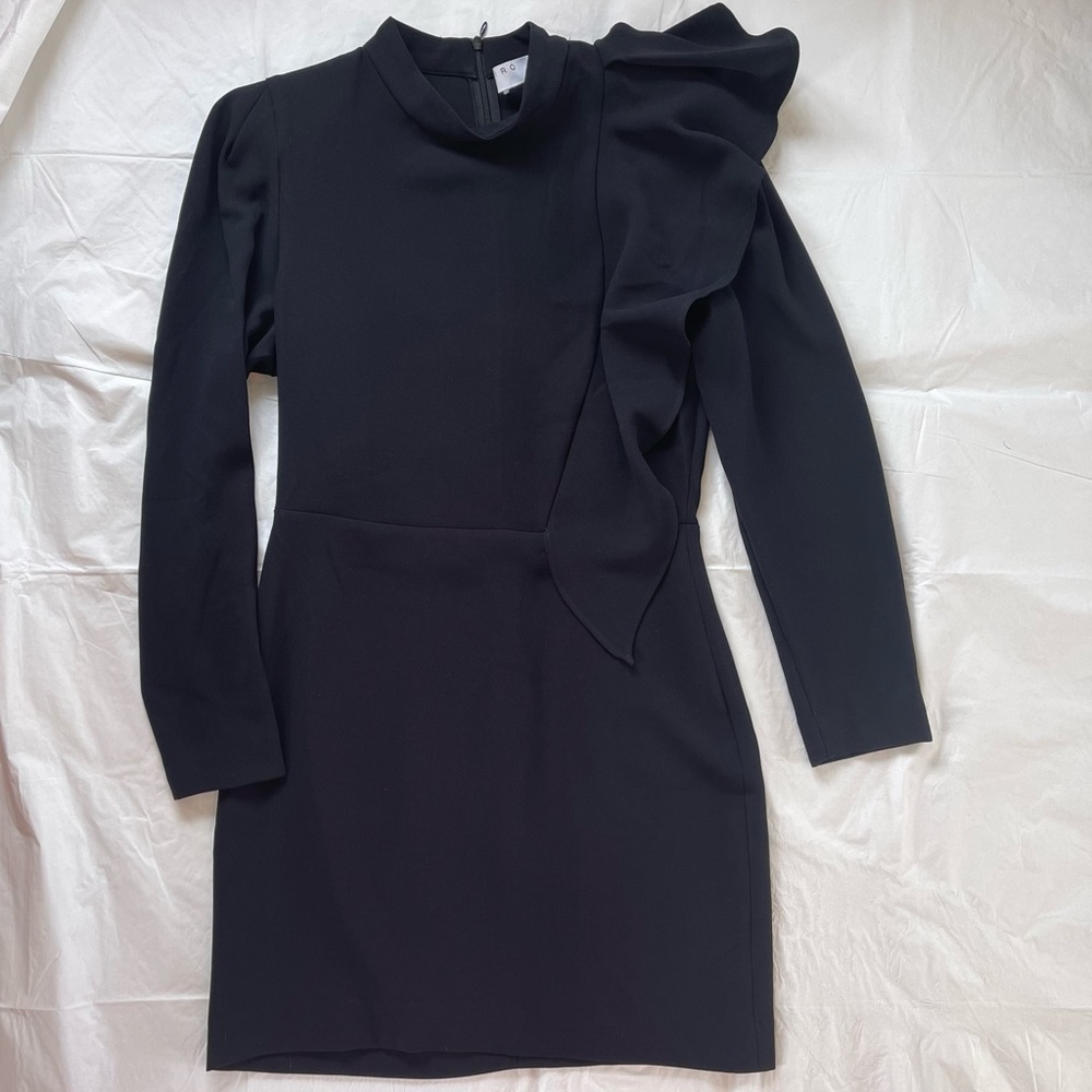 IRO Deteo Ruffled crepe mini dress